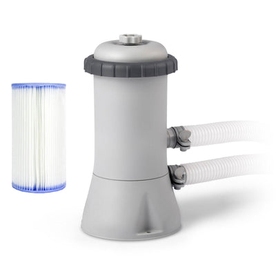 Intex Krystal Clear 530 GPH Easy Set Pool Filter Pump with Filter Cartridges - VMInnovations