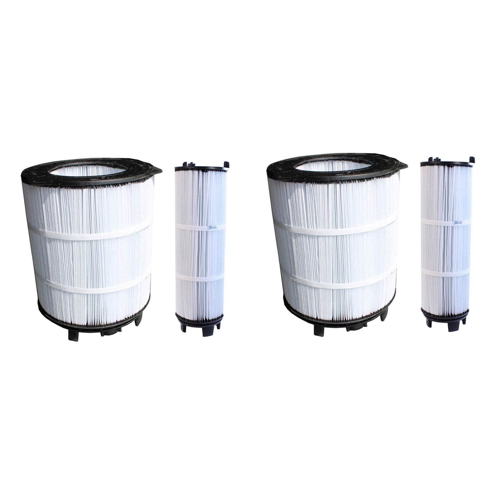Sta-Rite 3 Large Outer Pool Filter (2 Pack) + 3 Small Inner Pool Filter (2 Pack)