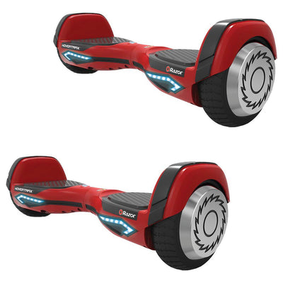 Razor Hovertrax 2.0 350W Motors Self Balancing Smart Scooters, Red (2 Pack)
