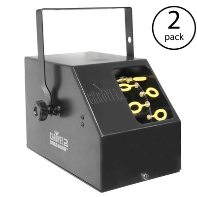 Chauvet DJ Portable Effect Kids Party Bubble Machine w/ Removable Tank (2 Pack)