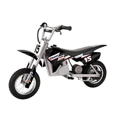 Razor MX400 Rocket 24V Electric Toy Motocross Dirt Bike, Black (2 Pack)