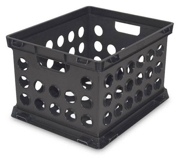 Sterilite Plastic Heavy Duty File Crate Stacking Storage Container (24 Pack)