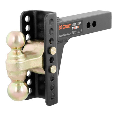 Curt 2 " 14,000 Pound Dual Ball Adjustable Channel Mount (2 Pack)