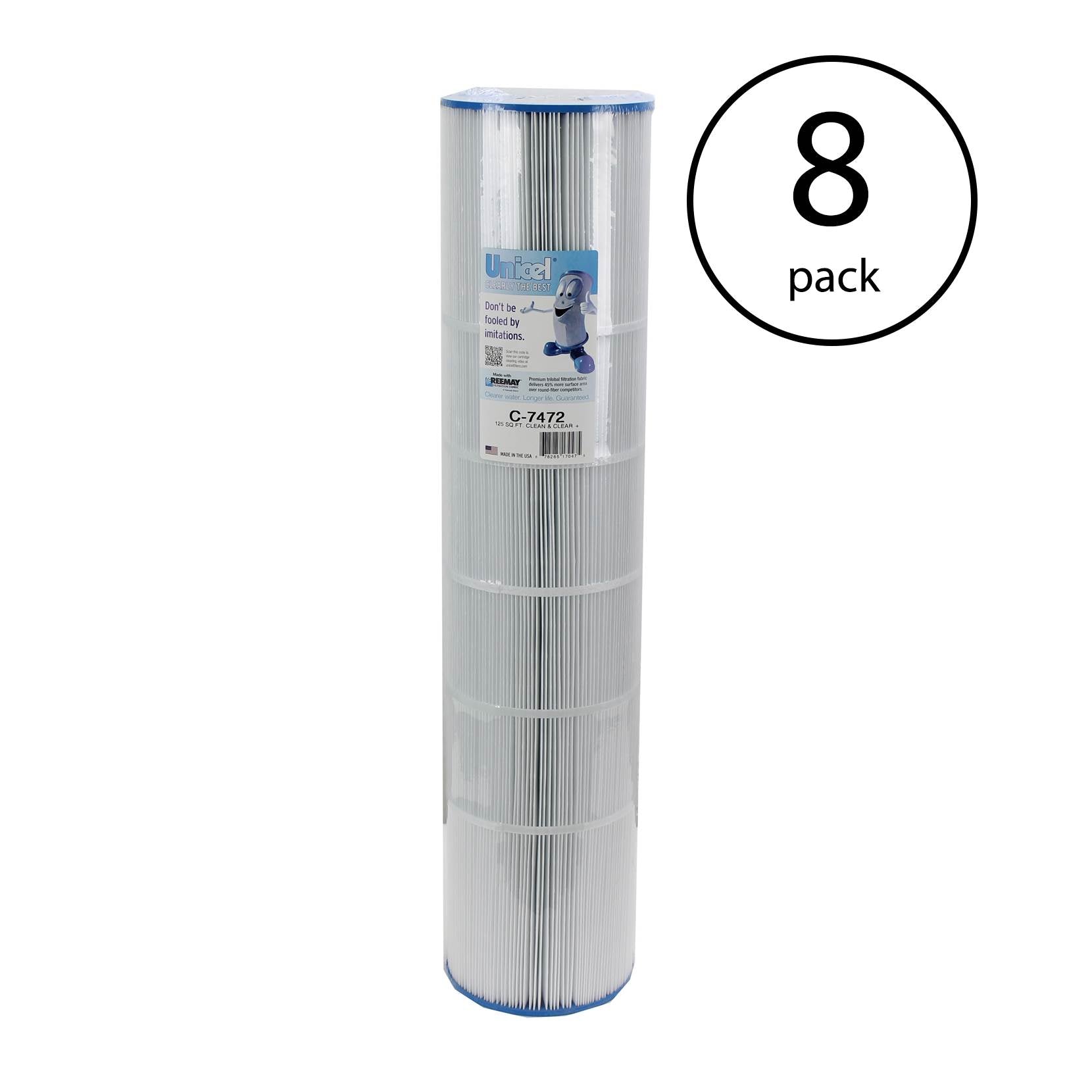 NEW Unicel Pool Spa Clean & Clear 520 Cartridge Filter PCC130 R173578 (8 Pack)