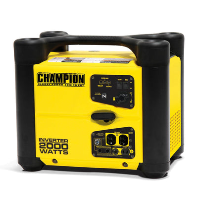 Champion 2000 Watt Quiet Portable Gasoline Power Inverter Generator (2 Pack)