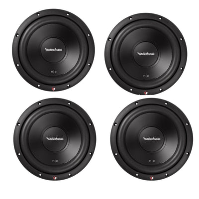 Rockford Fosgate 10 Inch Prime Dual 500 Watt Car Audio Power Subwoofer (4 Pack)
