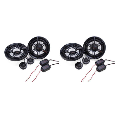 Crunch CS655 6.5" 2-Way Full Range Car Audio Speakers, 300W Peak Power, 2 Pack