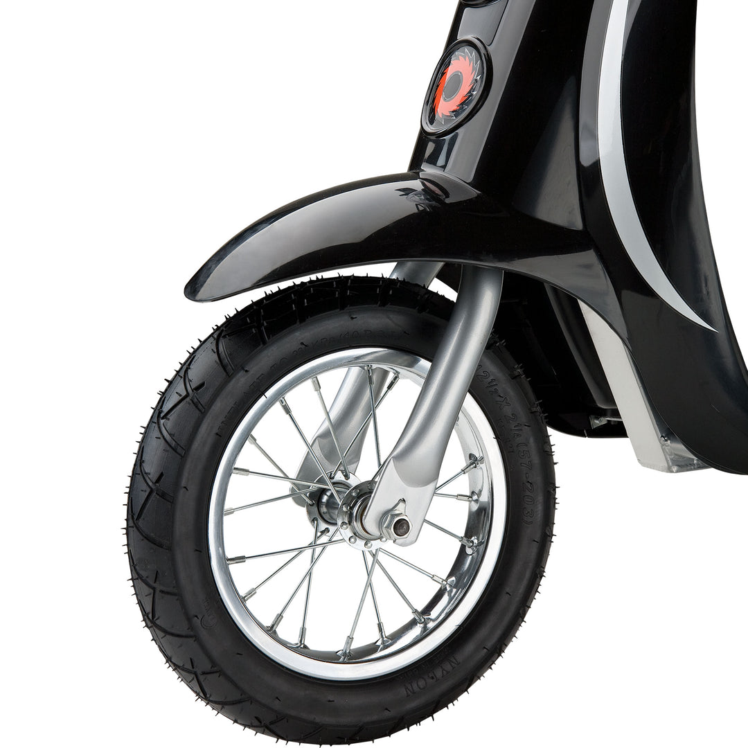 Razor Pocket Mod Miniature Euro 24 Volt Electric Retro Scooters, 1 Red & 1 Black - VMInnovations