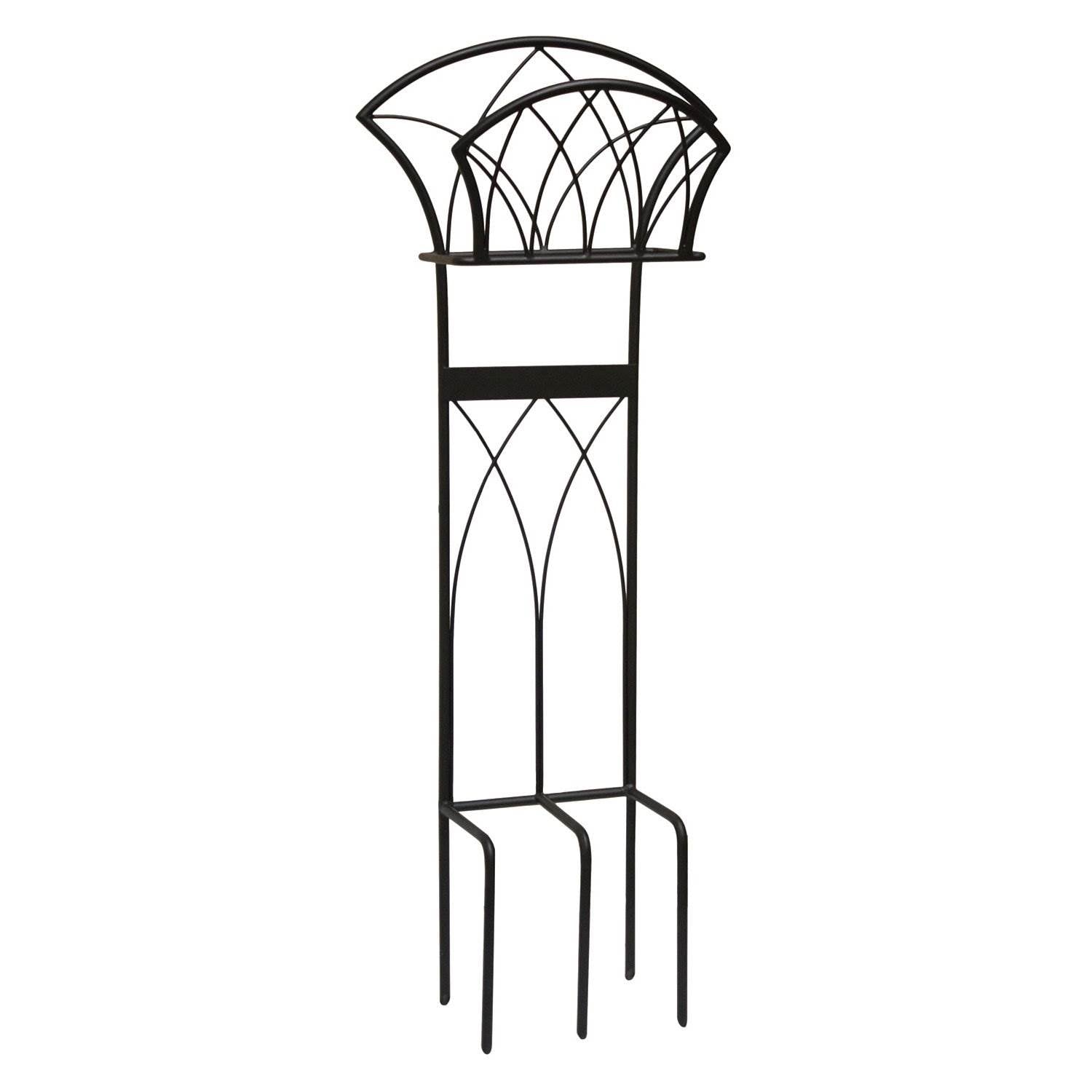 Liberty Garden Steel Decorative Garden Hose Stand with Gothic Design (2 Pack) - VMInnovations
