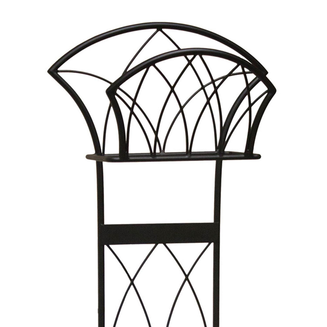 Liberty Garden Steel Decorative Garden Hose Stand with Gothic Design (2 Pack)