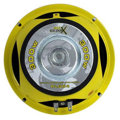 Pyle PLG64 6.5 Inch 300 Watt Car Mid Bass Subwoofer Sub Power Speaker (8 Pack)