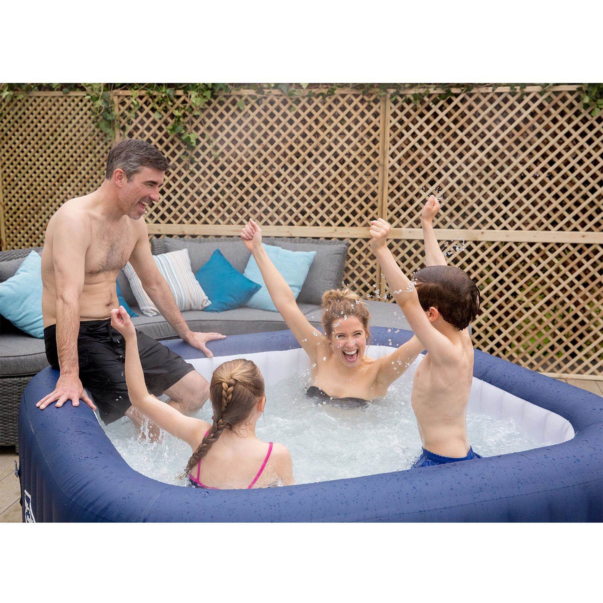 Bestway SaluSpa Hawaii AirJet 6-Person Portable Inflatable Hot Tub Spa, (2 Pack) - VMInnovations