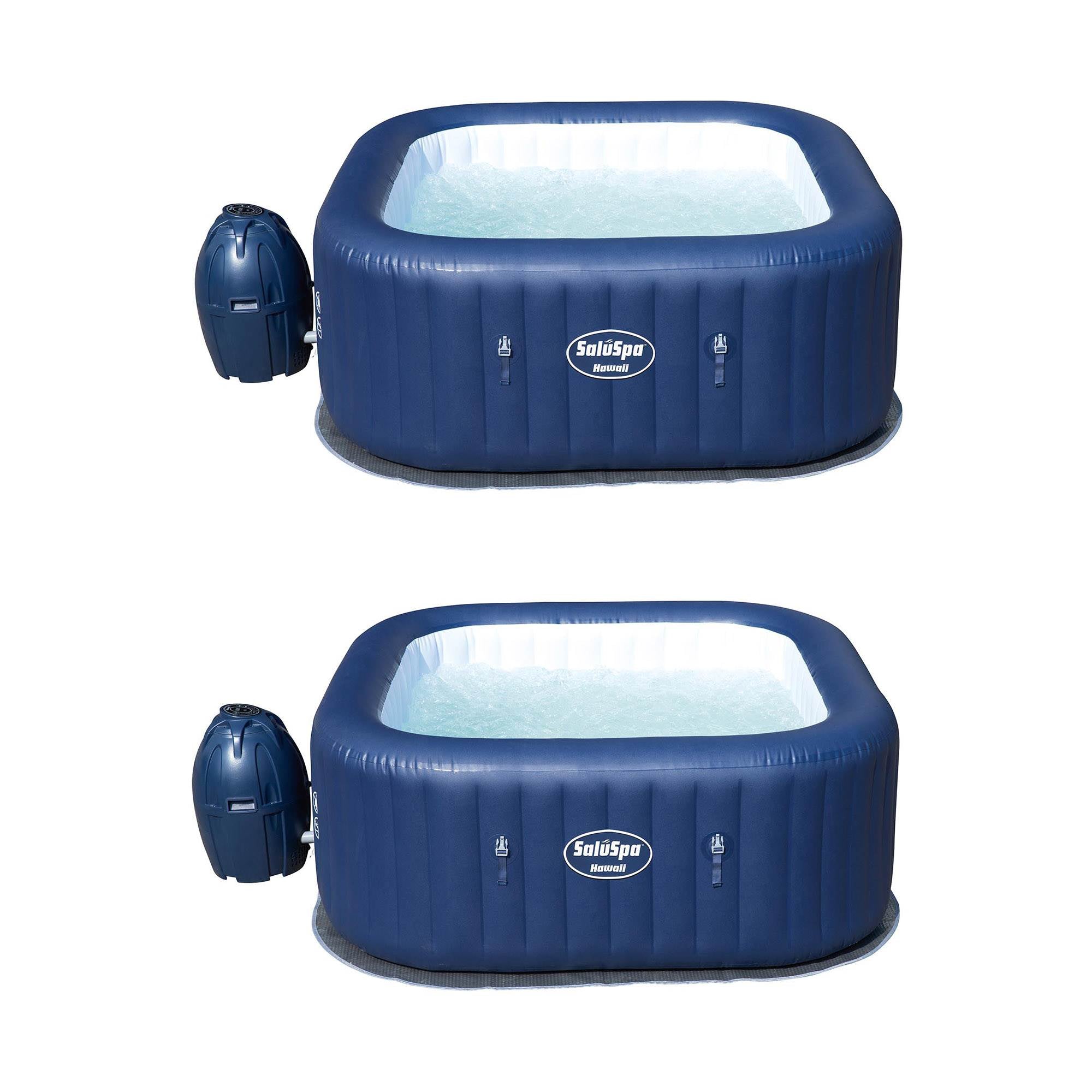 Bestway SaluSpa Hawaii AirJet 6-Person Portable Inflatable Hot Tub Spa, (2 Pack) - VMInnovations