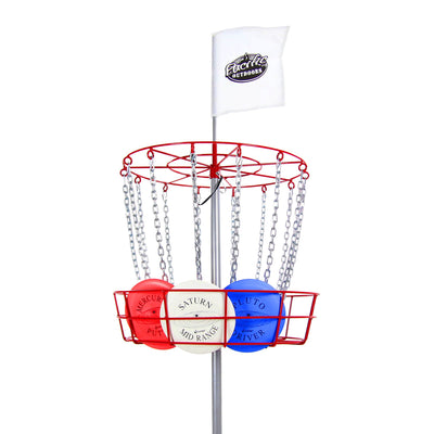 InSTEP DG200 Outdoor Disk Golf Goal + 3 Free Discs (Open Box)