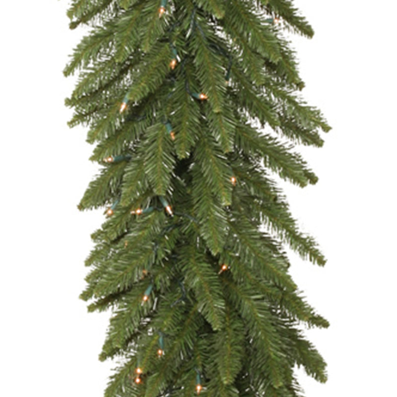 Vickerman 50 Foot Camdon Artificial Garland Decoration with Clear String Lights