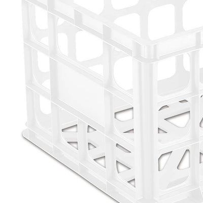 Sterilite Plastic Storage Box Crate Container for Home, Office, & Dorm (24 Pack)