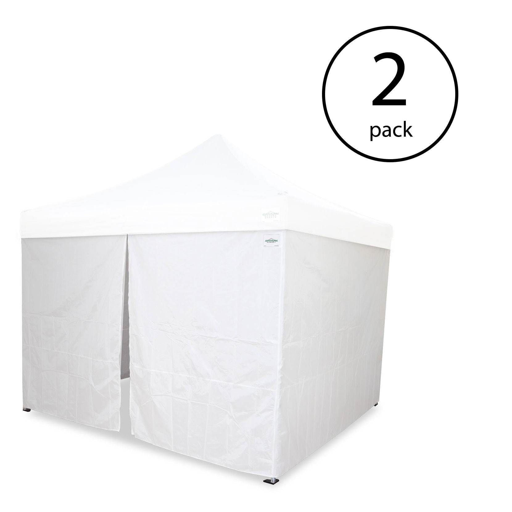 Caravan Canopy Pro 10 x 10 Foot Tent Sidewalls (2 Pack)