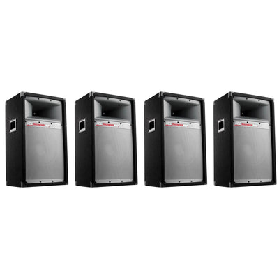 MTX TP1200 12" 300W 2 Way Cabinet Tower PRO DJ PA Speaker Audio System (4 Pack)