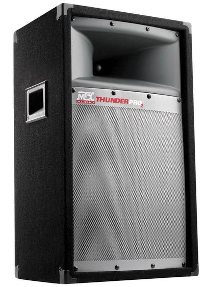 MTX TP1200 12" 300W 2 Way Cabinet Tower PRO DJ PA Speaker Audio System (4 Pack) - VMInnovations