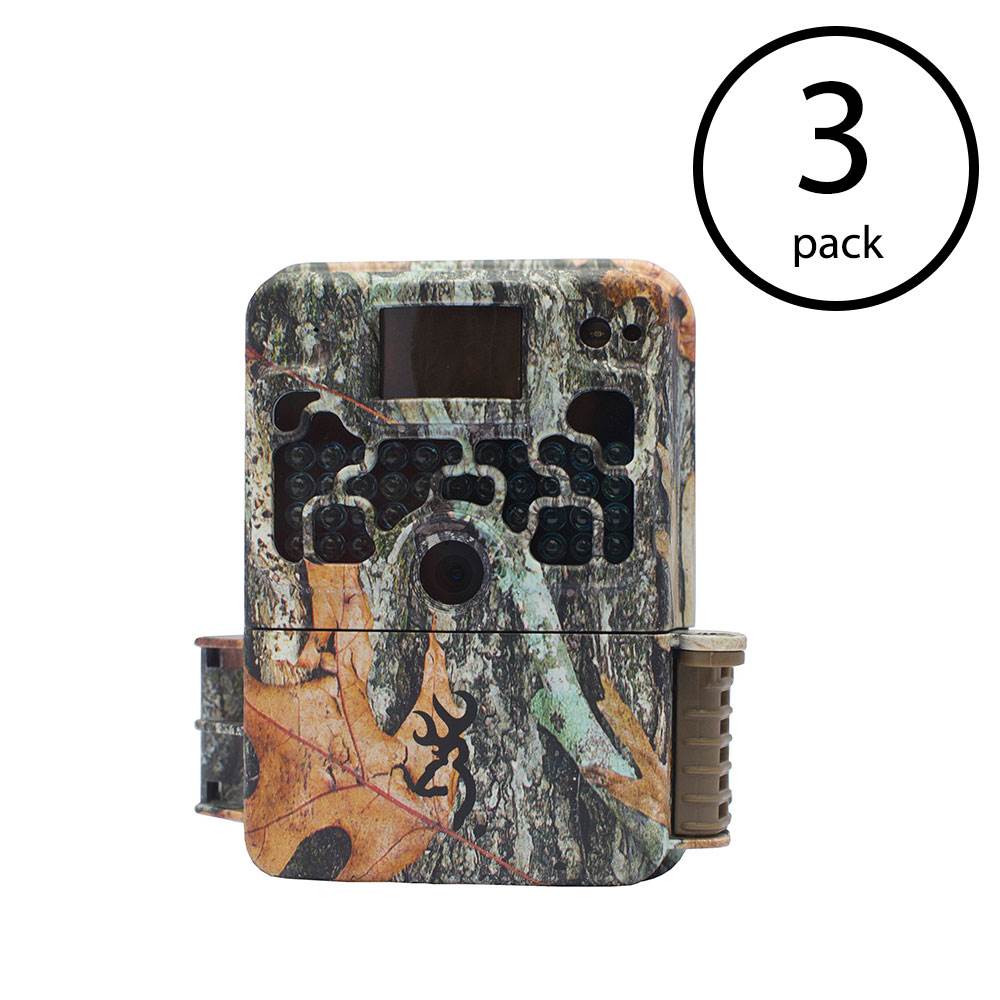 Browning Trail Cameras Strike Force 850 HD Video 16MP Game Camera (3 Pack)