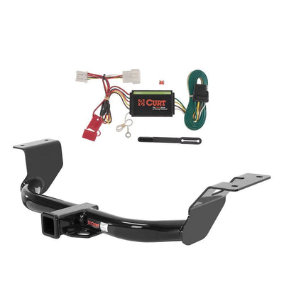 Curt Class 3 13119 Trailer Hitch & Custom Wiring Connector (Open Box)