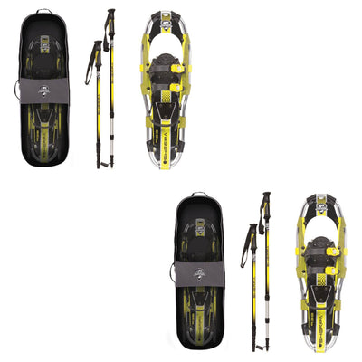 Yukon Charlie's Sherpa Series Snowshoe 9 x 30 Inches, Yellow/ Black (2 Pack)