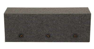 Q Power 12" Sealed Triple Car Audio Subwoofer Sub Box Enclosure (4 Pack)