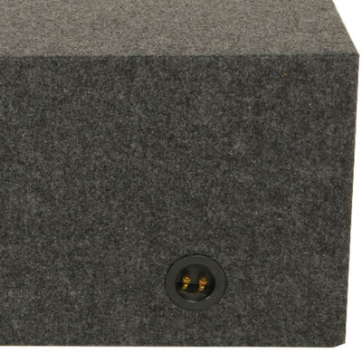 Q Power 12" Sealed Triple Car Audio Subwoofer Sub Box Enclosure (4 Pack)