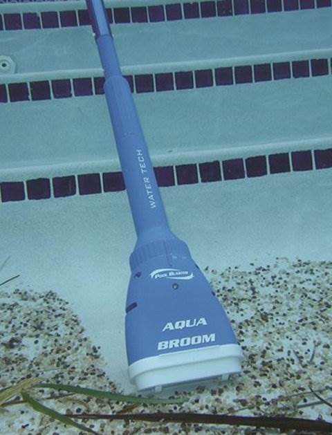 WaterTech Aqua Broom Battery Vacuum & Manual Cleaner Pole Attachment (2 Pack)