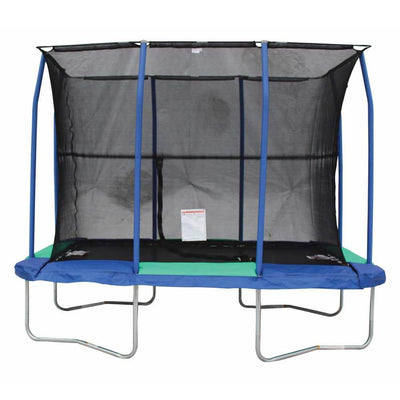 JumpKing 7 x 10 Foot Rectangular Trampoline with Padded Enclosure (Used)