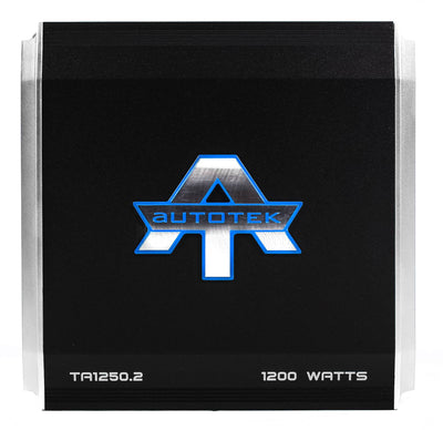 Autotek 1200 Watt 2 Channel Amplifier Audio Stereo Class A/B Power Amp (2 Pack)