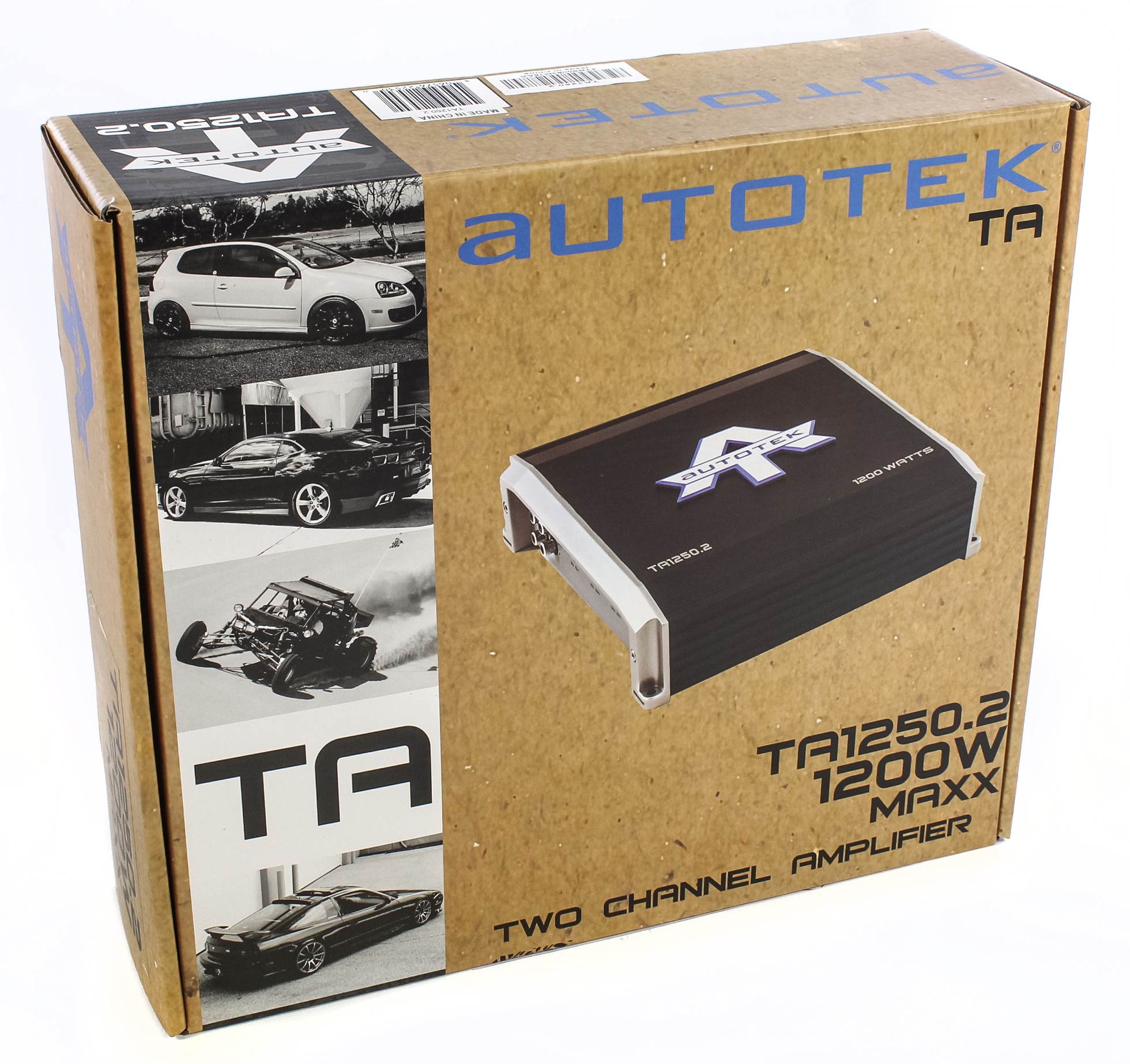Autotek 1200 Watt 2 Channel Amplifier Audio Stereo Class A/B Power Amp (2 Pack)