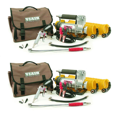 Viair RV Automatic Portable 12V, 150 PSI Air Compressor Kit for Tires (2 Pack)