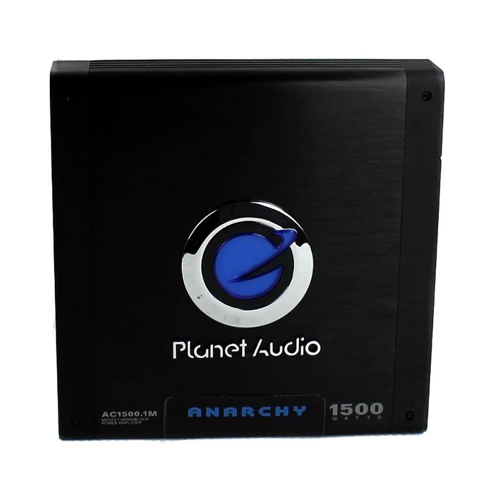 Planet Audio 1500 Watt Mono Block Car Audio Amplifier with Remote (2 Pack)