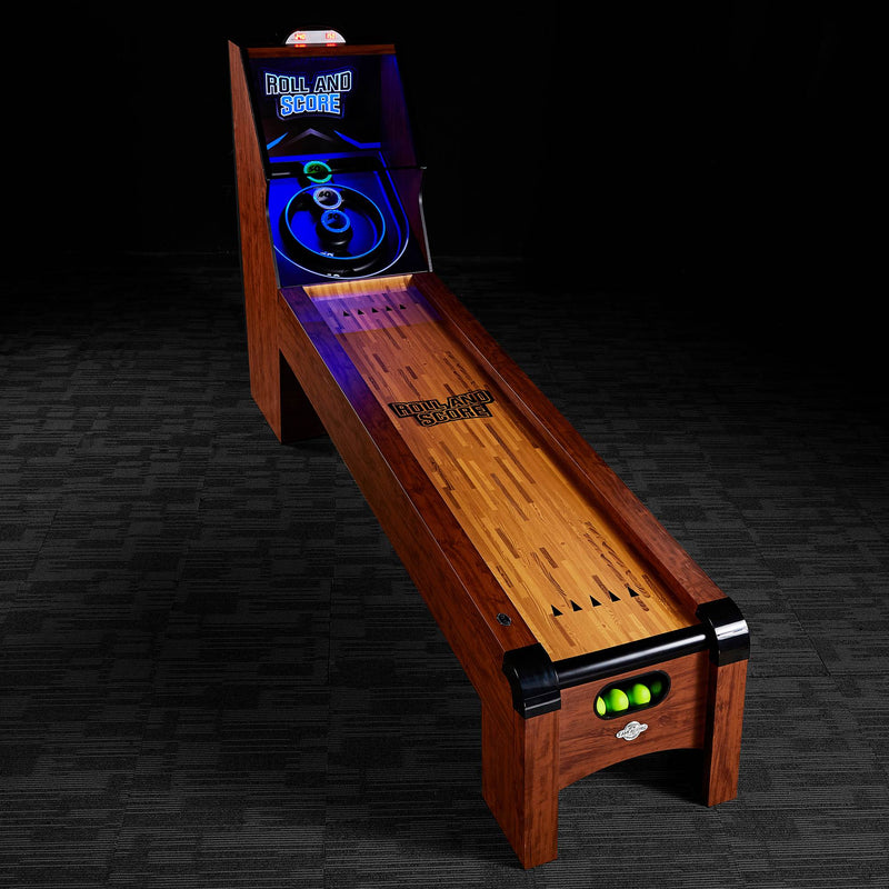Lancaster 108 Inch Classic Arcade Roll and Score Machine Alley Ball Game Table
