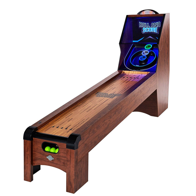 Lancaster 108 Inch Classic Arcade Roll and Score Machine Alley Ball Game Table