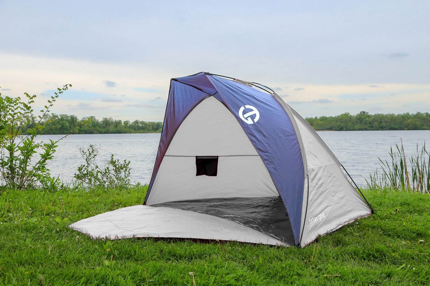 Tahoe Gear Cruz Bay Summer Sun Shelter and Beach Shade Tent Canopy (2 Pack) - VMInnovations