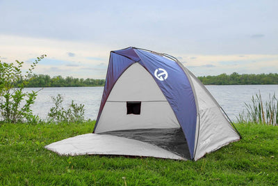 Tahoe Gear Cruz Bay Summer Sun Shelter and Beach Shade Tent Canopy (2 Pack) - VMInnovations