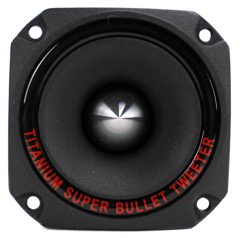 Pyramid TW44 1" 300 Watt Heavy Duty Titanium Dome Bullet Car Tweeter (8 Pack)