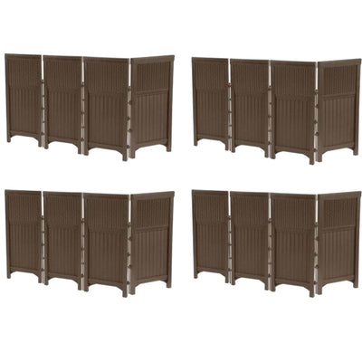 Suncast FSW4423 Outdoor Garden/Yard 4 Panel Screen Enclosure Gate Fence (4 Pack)
