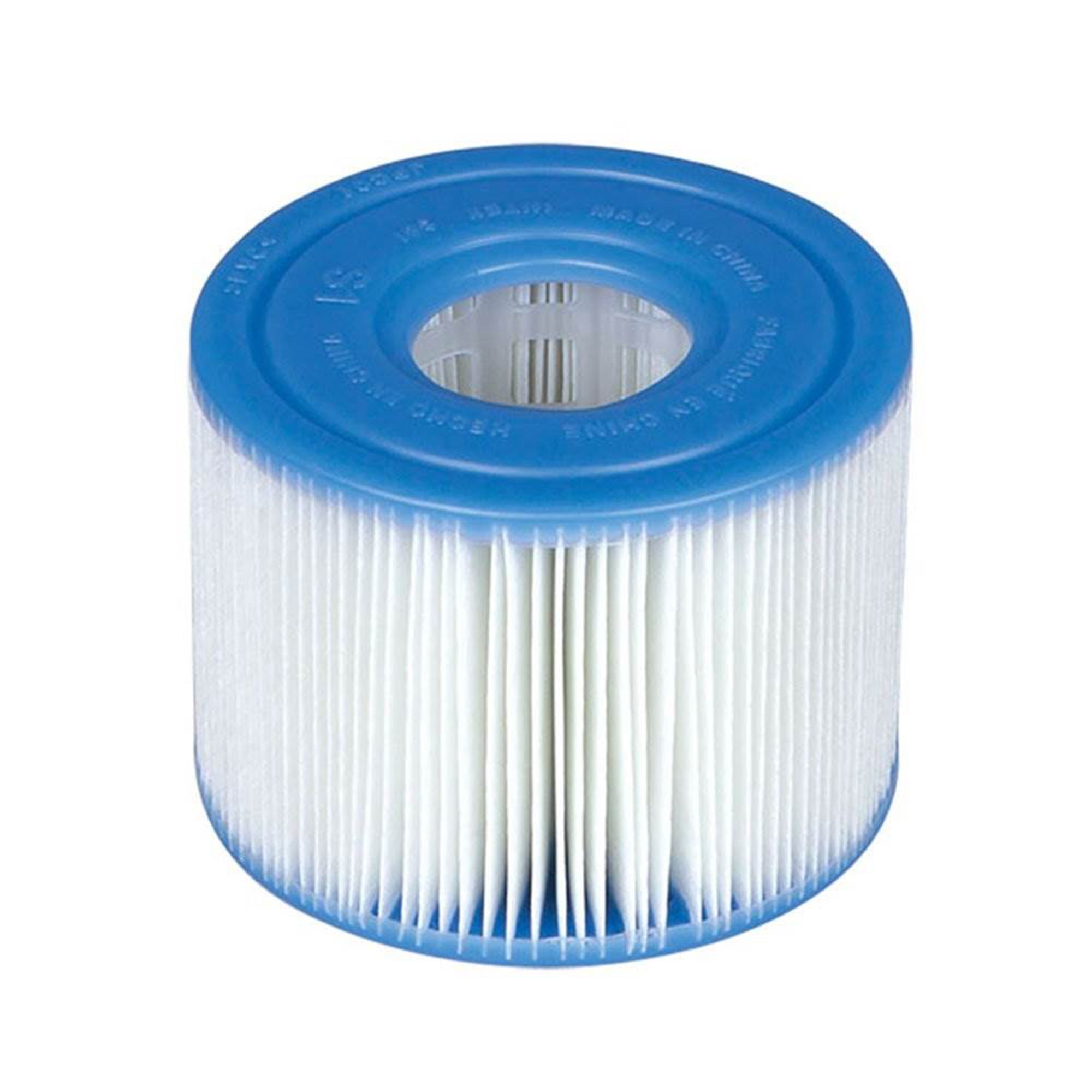 Intex Seat for Inflatable PureSpa Hot Tub & S1 Pool Filter Cartridges (6 Pack) - VMInnovations