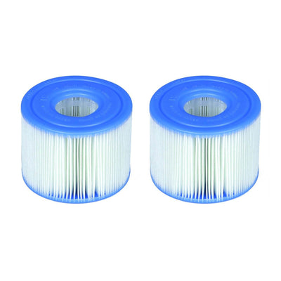 Intex Seat for Inflatable PureSpa Hot Tub & S1 Pool Filter Cartridges (6 Pack) - VMInnovations