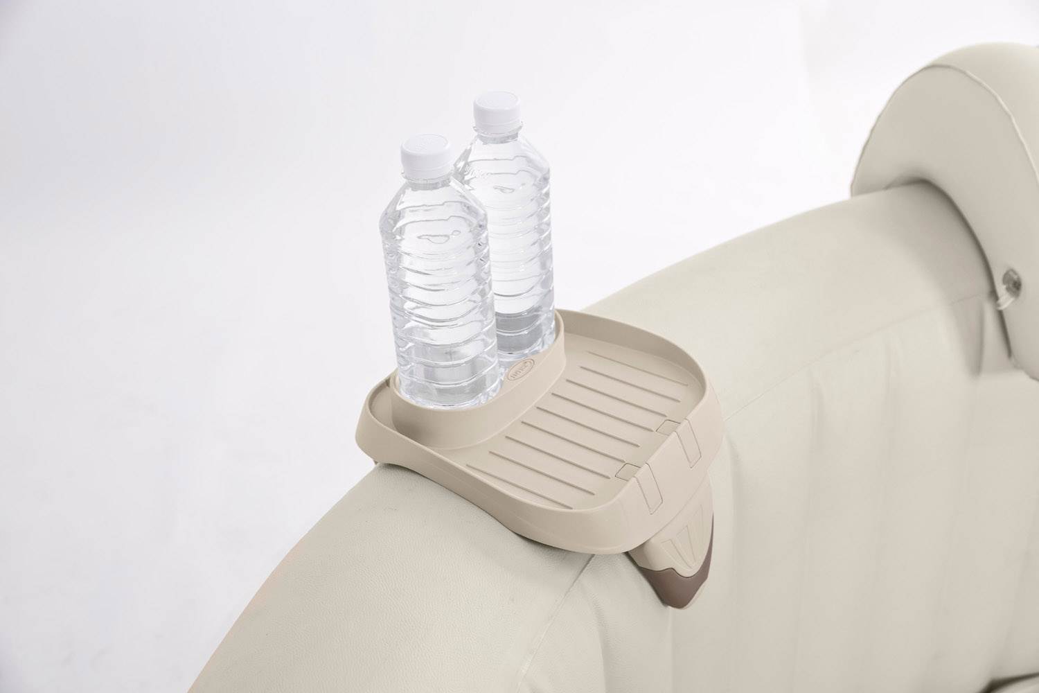 Intex Removable Seat For Inflatable Pure Spa Hot Tub & Cup Holder Tray (2 Pack) - VMInnovations
