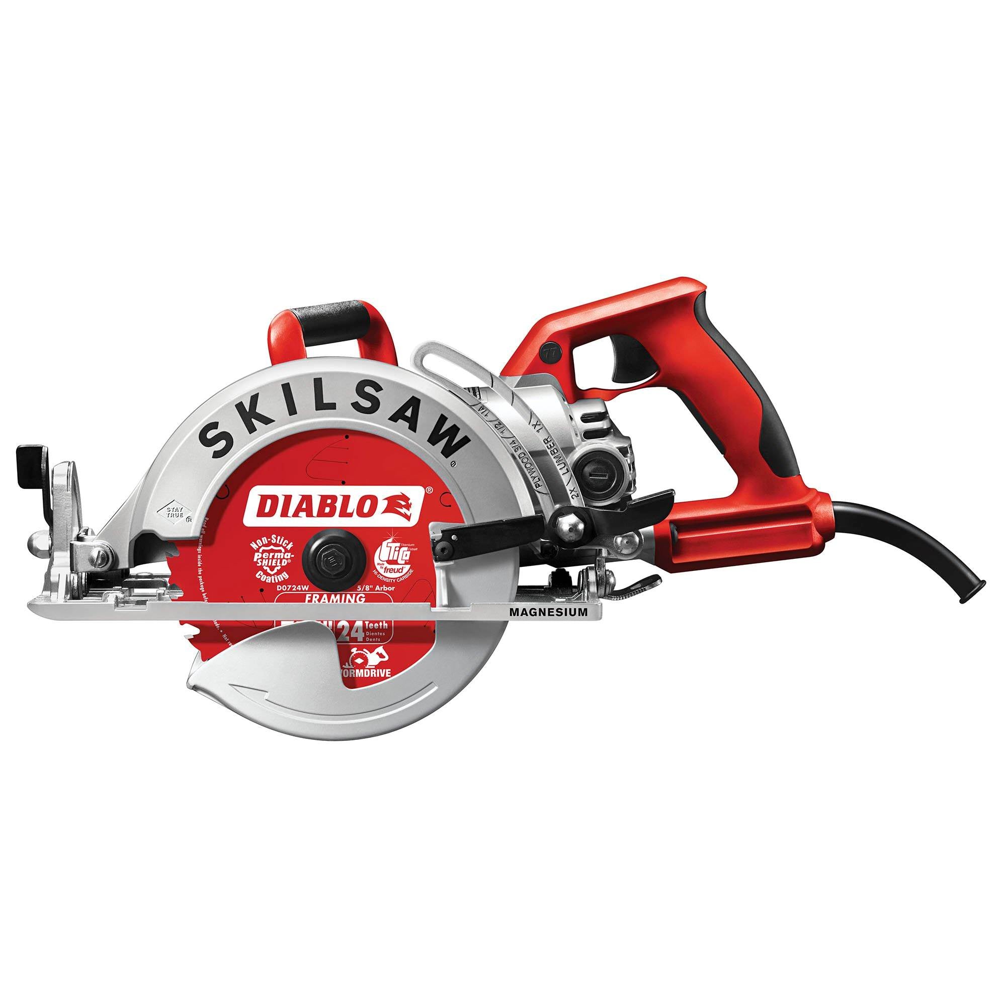 Skilsaw Diablo 7-1/4-Inch 15 Amp Corded Worm Drive Circular Saw (2 Pack)