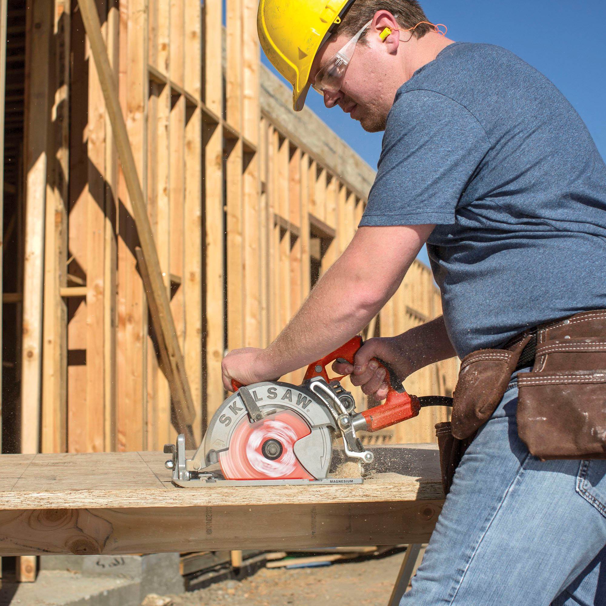 Skilsaw Diablo 7-1/4-Inch 15 Amp Corded Worm Drive Circular Saw (2 Pack)