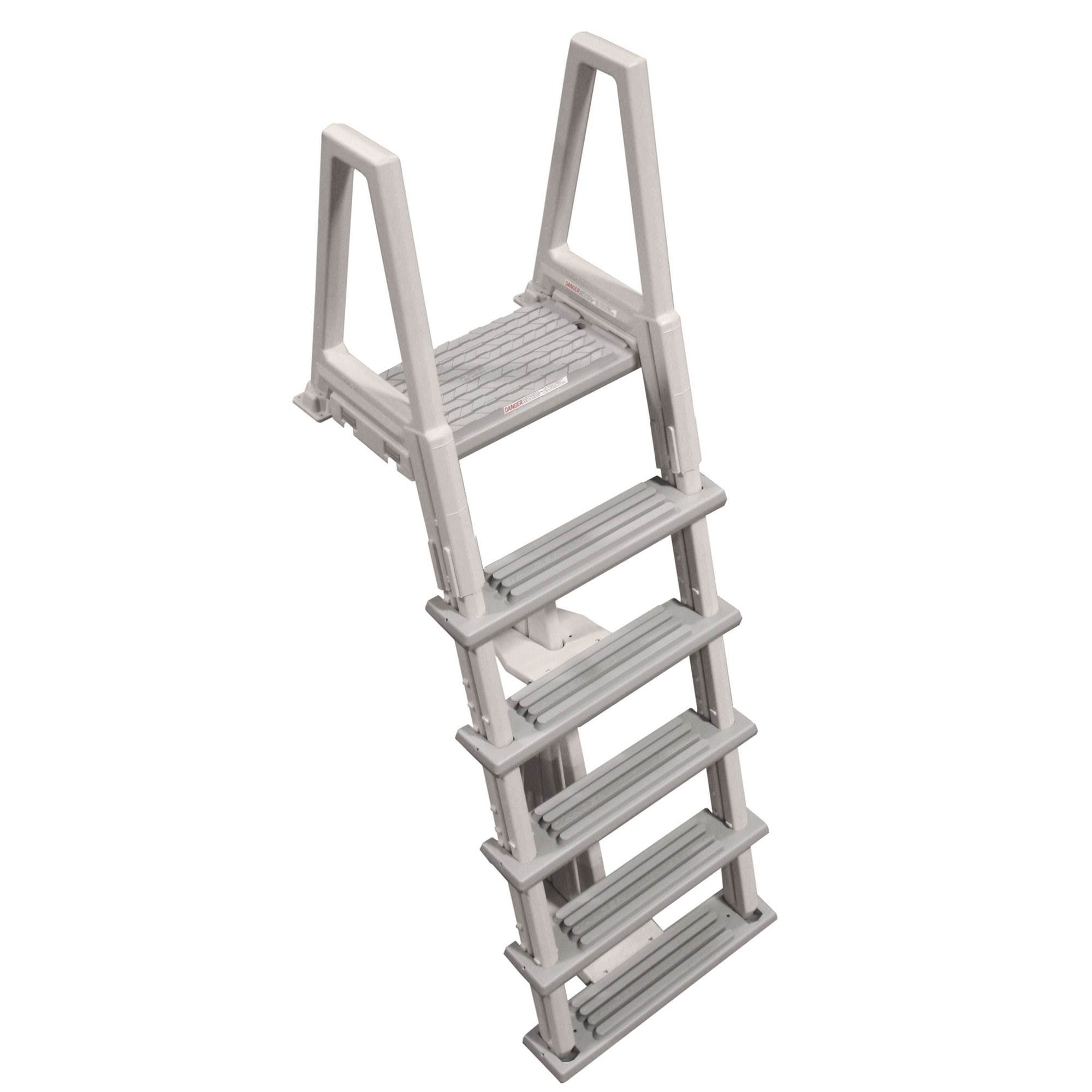 Confer 6000X Eliminator Adjustable 46"-56" Heavy Duty InPool Ladder (2 Pack)