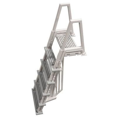 Confer 6000X Eliminator Adjustable 46"-56" Heavy Duty InPool Ladder (2 Pack)