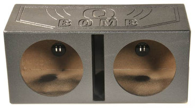 Q-POWER 15V Dual 15" Vented Port Subwoofer Sub Box w/ Bedliner Spray (2 Pack) - VMInnovations