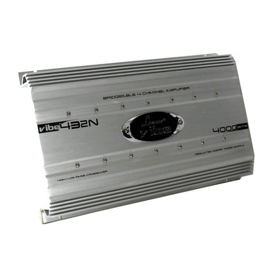 Lanzar 4000 Watt 4 Channel Bridgeable Car Stereo Amplifier w/ Remote (2 Pack)