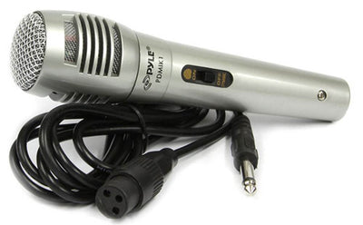 Pyle Pro Pro Moving Coil Dynamic Handheld Microphone Mic & Cable PDMIK1 (8 Pack)